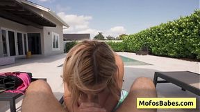 Busty slutty teen blonde riding huge dick and loves in in her tight juicy cunt (Lindsey Lakes, JMac)
