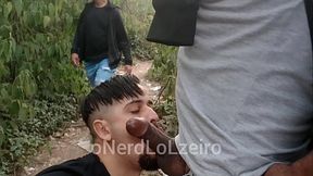 Dia de trilha &eacute_ assim, mamando e dando para varios machos