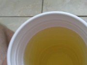 First Time Drinking Piss
