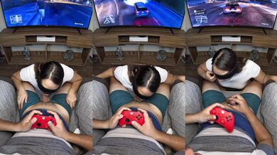 Best night ever with my latina gamer boyfriend