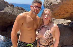 Hot blonde German tourist gets picked up and fucked in public
