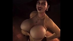 Lady Dumitrescu Shows Her Big Tits resident evil