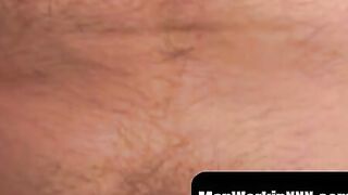 Masturbating Oldie Dude with Toy Fucks Himself Hard Until Orgasm