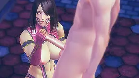 Mortal kombat Mileena face fuck deepthroat