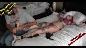 Lady Lazarus Has Very Ticklish Feet WMV