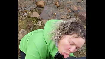 Whore wife giving a blowjob in Iceland