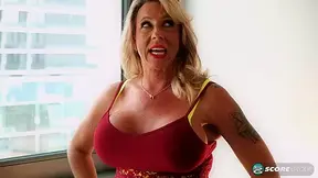 Bella Lexi, ex-cop, cops a feel of her own tits and pussy - Bella Lexi - 40SomethingMag
