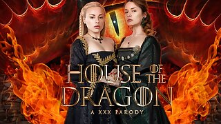 "VRCosplayX HOUSE OF THE DRAGON Threesome With Rhaenyra and Alicent VR Porn"