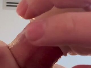 Pocket pussy cum shot (face reveal)