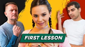 His daddy taught me how to fuck in French on the couch