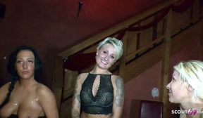 no condom creampie gangbang with curvy bella and milf sunny