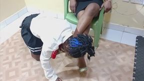 DOMINATION BETWEEN SCHOOL TEACHER AND STUDENT WHERE BY THE STUDENT IS COMMANDED TO LICK SUCK SNIFF THE TEACHERS SHOES PASSIONATELY WHILE DOING FOOT WORSHIP FOR NOT DOING THE ASSIGNMENT