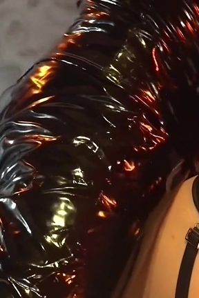 Sex in a Latex Dress, Thigh-high High Heel Boots, Long Glove