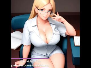 Enfermera le ayuda a empalmarse - Parte 1