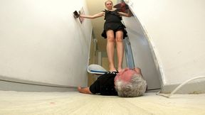 Danielle Trampling Bare Foot & Heels 12 FLOOR CAM