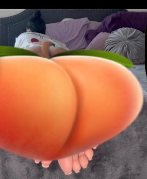 Relaxing in Bed Soles (No Panties)