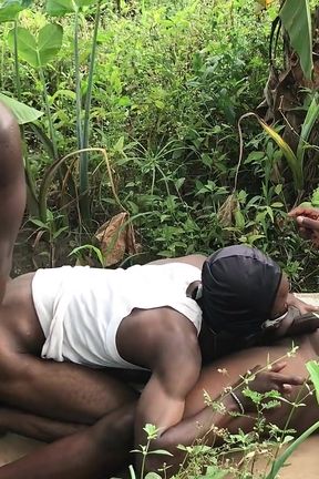 Risky Outdoor Sex with Handsome Muscular Tops