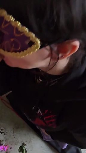 Lonely milf had to suck this strangers dick   Clip 1