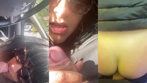 risky out-door sex is fun- compilation