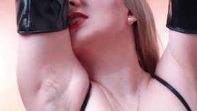 hairy armpits - femdom pov video (arya grander)