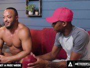 HETEROFLEXIBLE - Horny Twink Ty Santana Rides Str8 Stepdad Dillon Diaz's Cock After Stripping Game