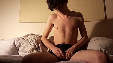 Cum over my sexy pillow humping
