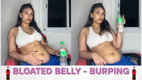 Soda Drinking Belly Bloating and Burping Sounds Fetish