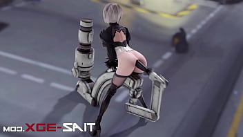 2B Yorha Разработка анала 18  со звуком