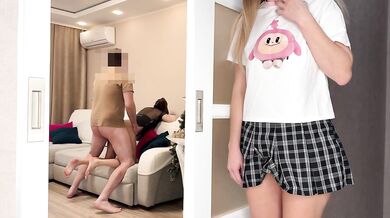 Stepdaughter Begs Stepfather to Fuck Her the Same Way He Fucked Her Stepmother - English Subtitles