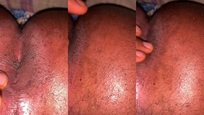 fresh chocolate ass waiting to be eaten