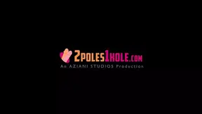 Sporty Nadia debuts on poles with a wild stroke