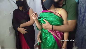Indian Desi Bhabhi Threesome.