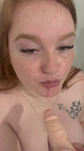 POV Shower Blowjob
