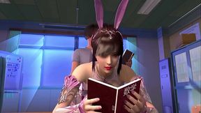 v343 Cosplay bit girl at classroom