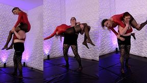 Bettie Brickhouse and Agatha Pantyhose Lift and Carry