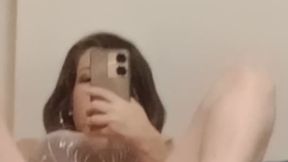 Mature Housewife Teasing in Sexy Home Outfit orange part 2