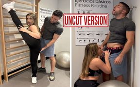 Uncut - Lucky Gym Personal Trainer Gets to Fuck Mimi Boliviana Hard - Behind the Scene