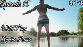 Outdoor Exhibitionist River Teasing & Public Jerk POV 8K VR