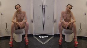 TOE TAPPING ON THE TOILET