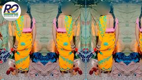 Desi housewife saree show finger hot pila saree utha ke dhikha rahe Gand