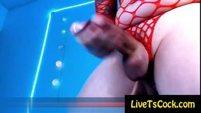 randy shemale huge shaft wanking