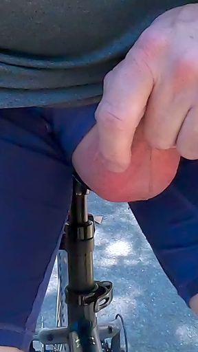 Straight rides in public with his cock out for a public exhibitionist dare   Clip 1