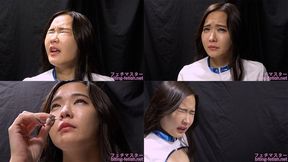 Narumi Hirose - CLOSE-UP of Japanese cute girl SNEEZING - 1080p