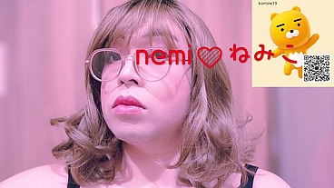 ショッピングモールのトイレで女装Tバック&網タイツ姿でところてんアナニー。アナル噴水も少しだけ。