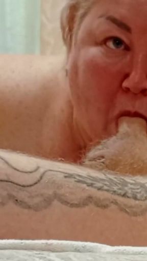 son-in-law finished twice in nine minutes of blowjob   Clip 1