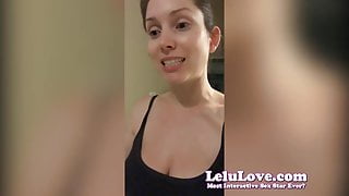 Lelu Love- VLOG: Orgasm Scared Blooper Feet Heels Wet Hair B
