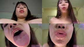 Hinata Tachibana - Smell of Her Erotic Long Tongue and Spit Part 1 - MOV