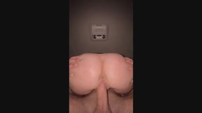 Creampie in stranger's car
