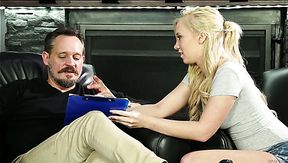 Cute babe Bailey Brooke loves older men and her life revolves around sex