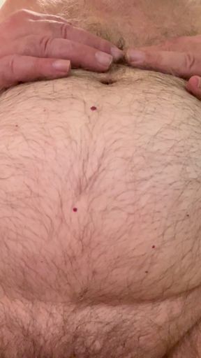 Coach Karl Rubs His Furry Belly for You 6940